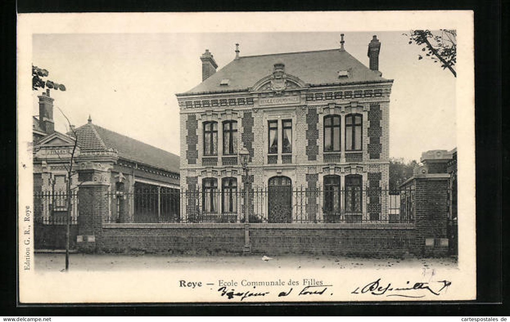 CPA Roye, Ecole Communale Des Filles  - Roye