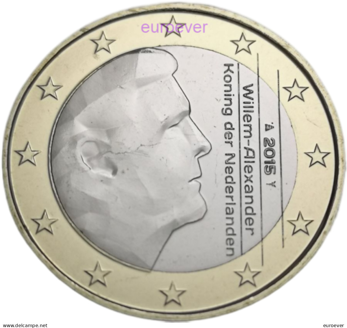 1 Euro 2015 Niederlande / Netherlands UNC Aus BU Transit KMS Mzz. Segel Mit Stern - Niederlande