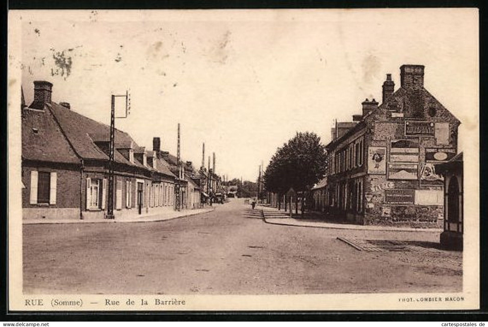 CPA Rue. Rue De La Barrière  - Andere & Zonder Classificatie