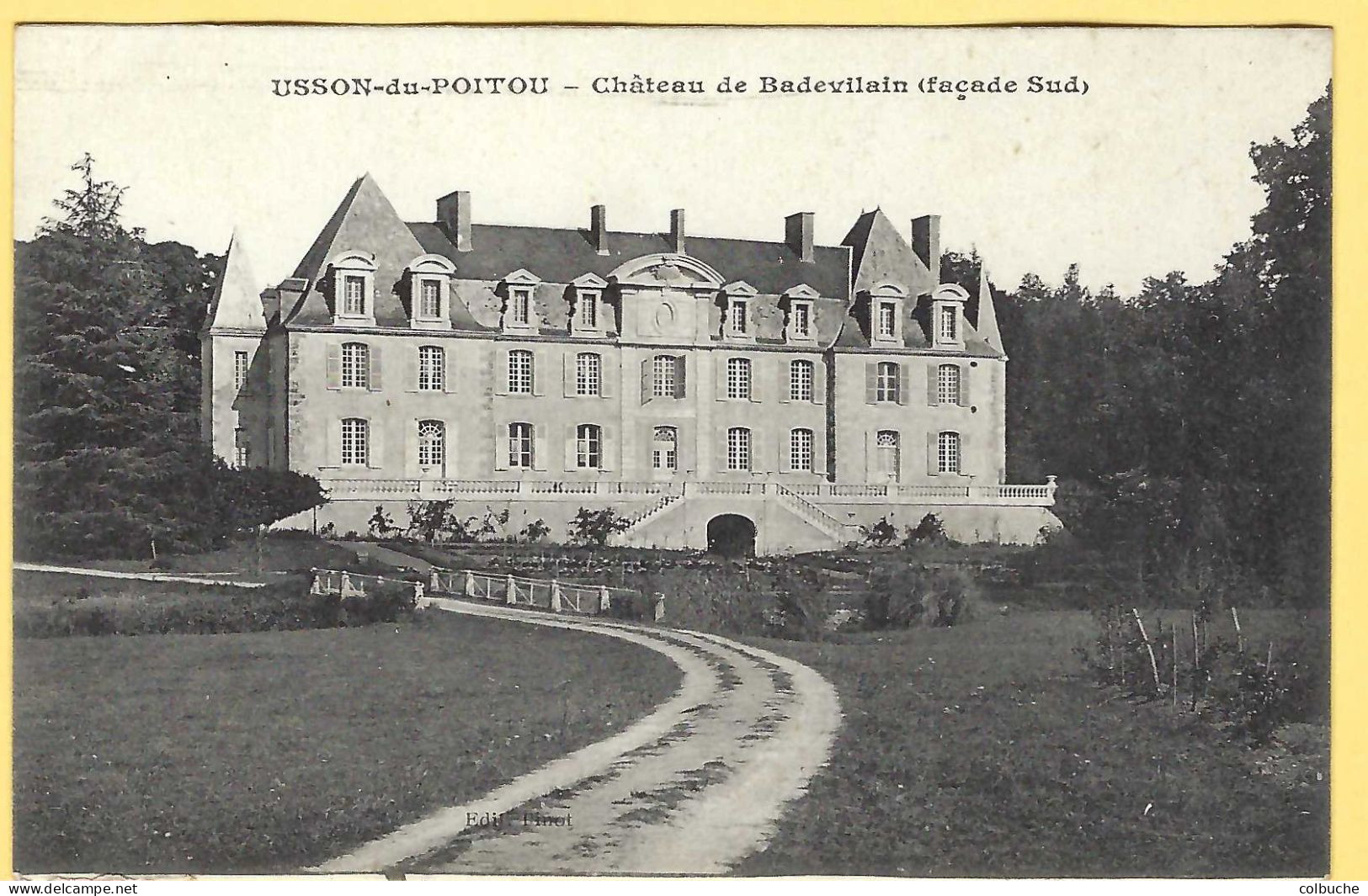 86 - USSON-DU-POITOU +++ Château De Badevilain (façade Sud) +++ - Other & Unclassified