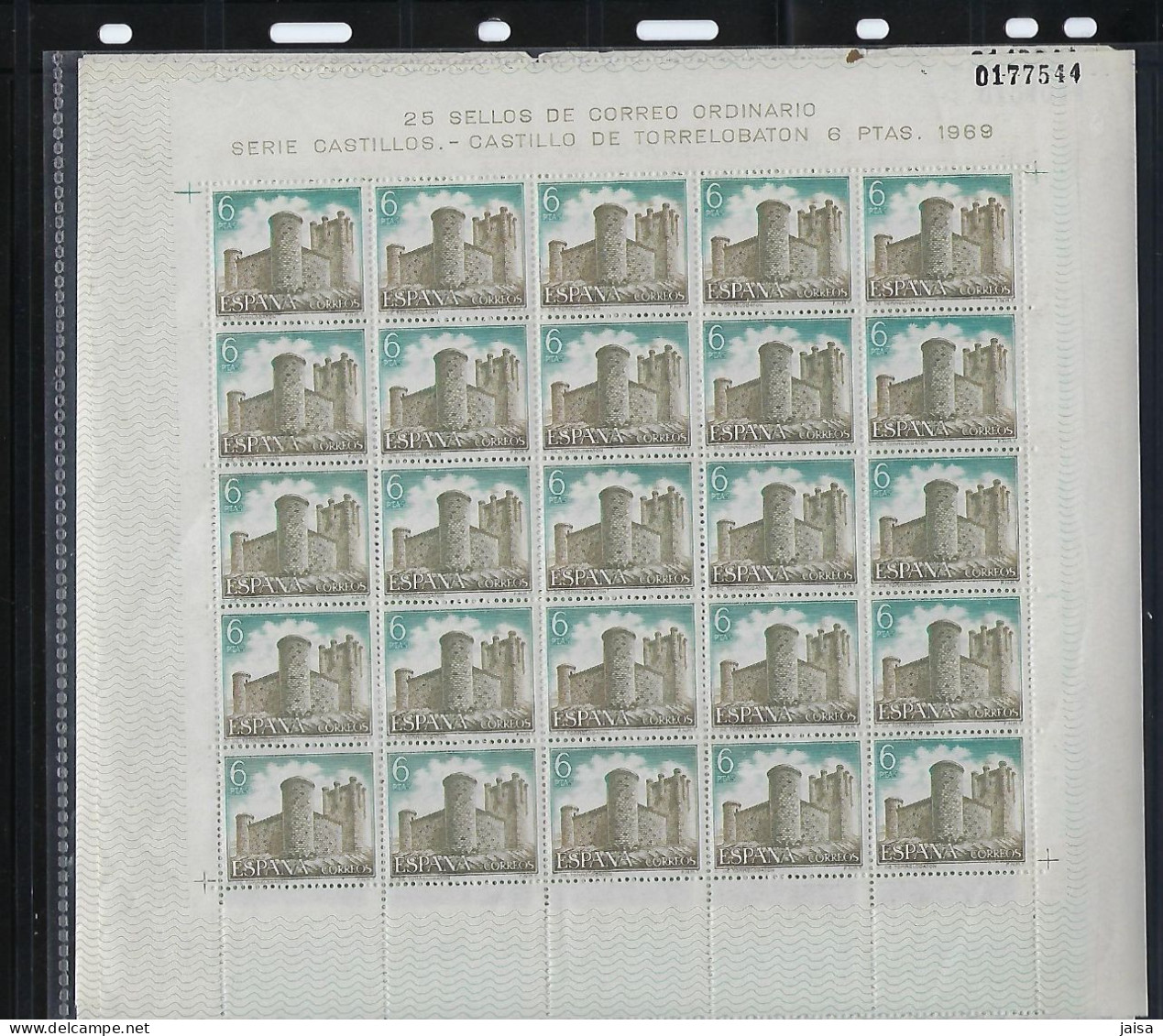 ESPAÑA. Año 1969. Castillos - Unused Stamps
