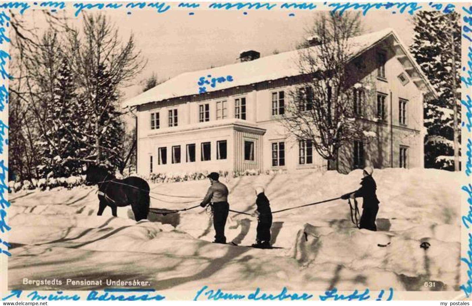 73976649 Undersaker_Sweden Bergstedts Pensionat Im Winter Skijoering - Sweden