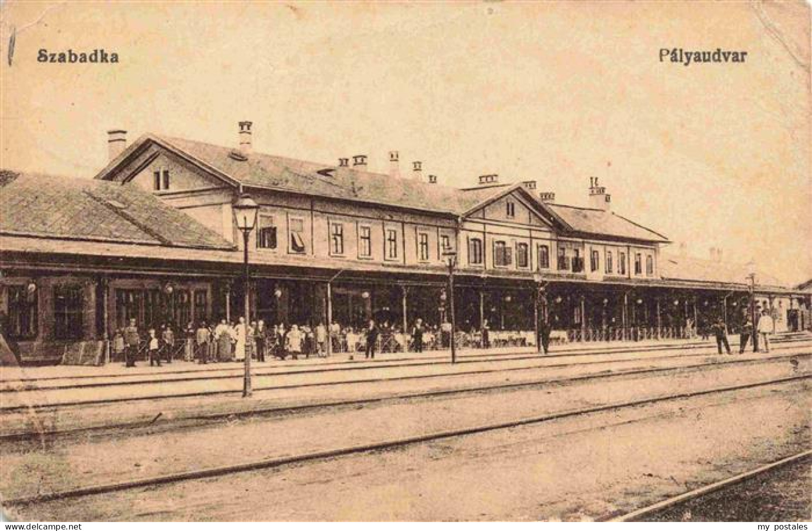 73976632 Szabadka_SUBOTICA_Serbija Palyaudvar Bahnhof - Serbie