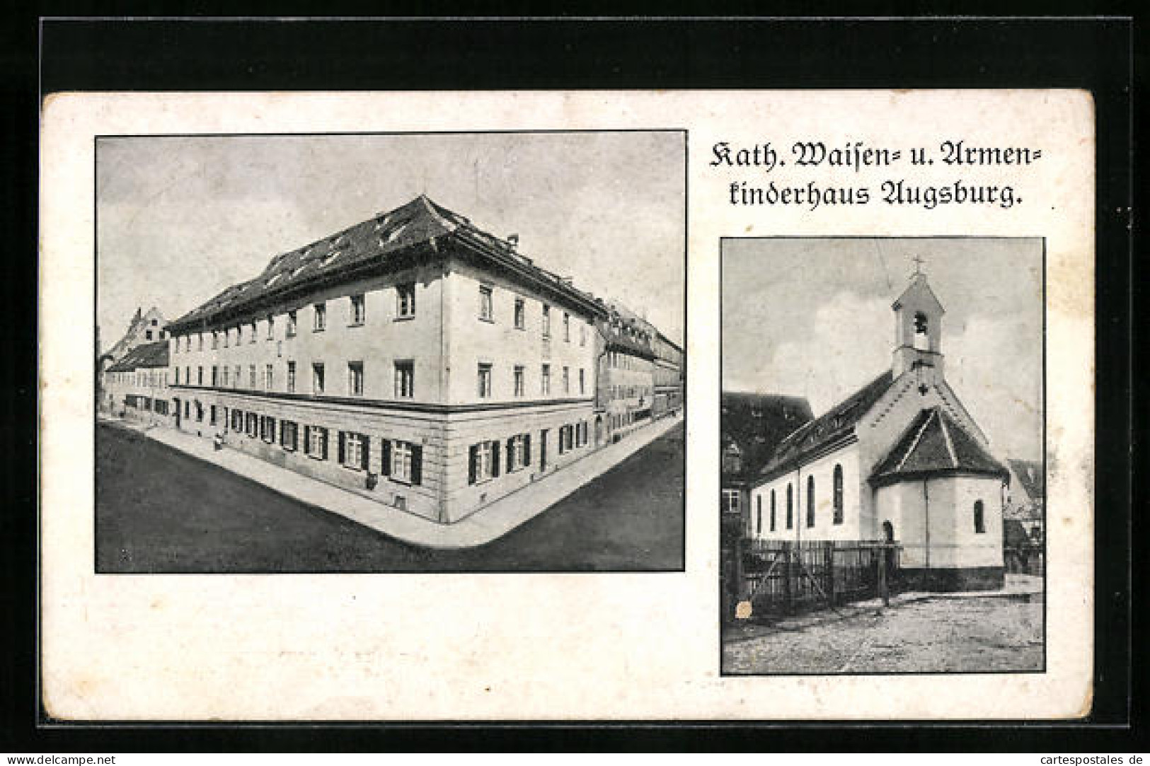 AK Augsburg, Kath. Waisen- Und Armenkinderhaus  - Augsburg