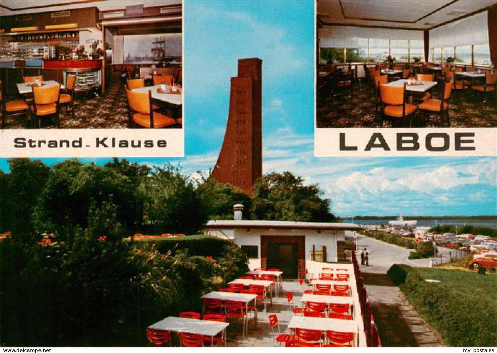 73946908 Laboe_Ostseebad Strandklause Gastraum Marine Ehrenmal - Laboe