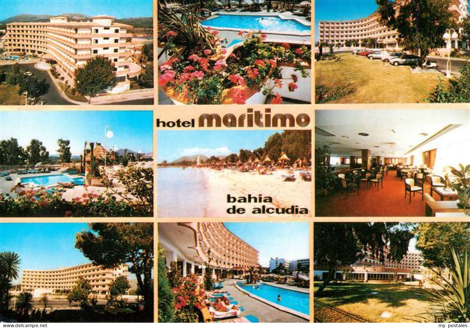 73946893 Bahia_de_Alcudia_Mallorca_ES Hotel Maritimo Swimming Pool Restaurant - Autres & Non Classés