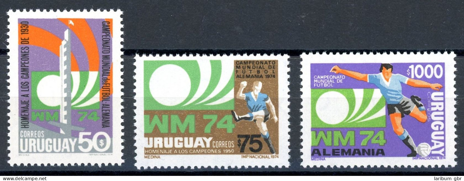 Uruguay 1302-1304 Postfrisch Fußball WM 1974 #GB670 - Uruguay