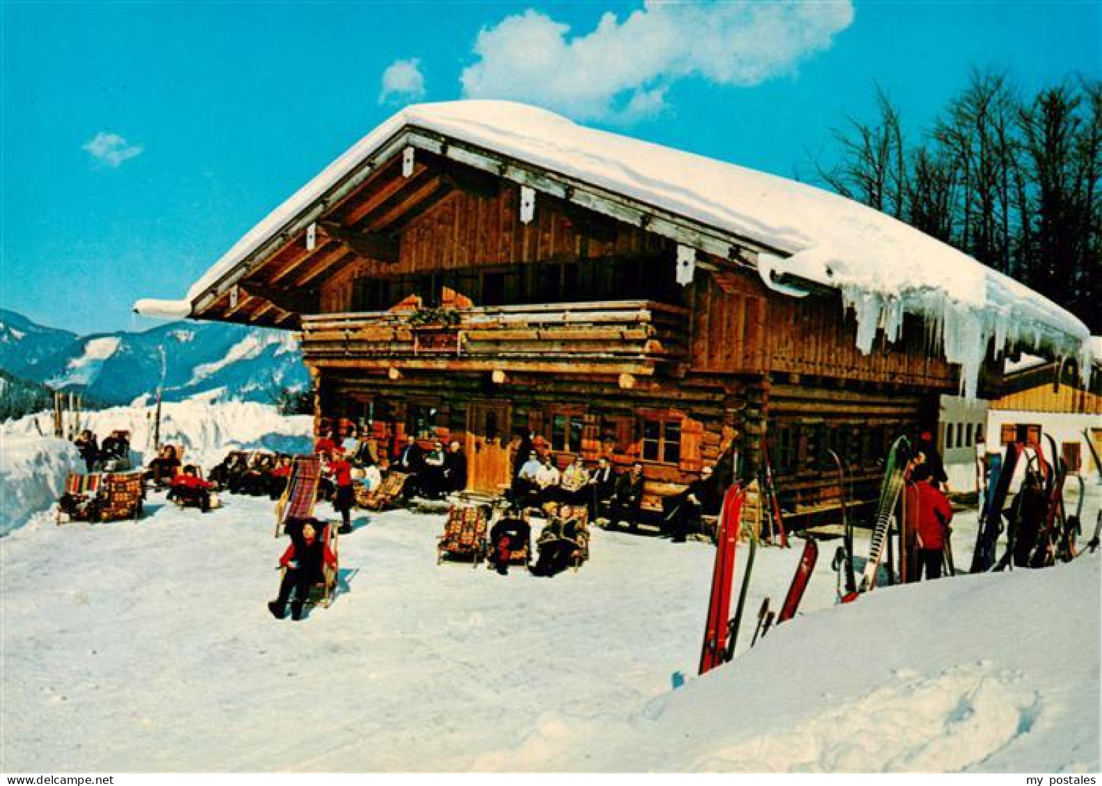 73946871 Ruhpolding Raffner Alm Berghuette Wintersportplatz Alpen - Ruhpolding