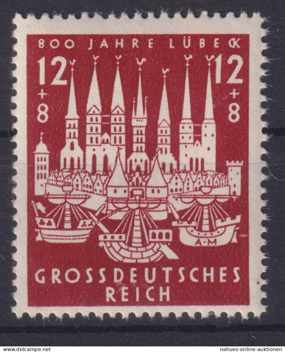 Deutsches Reich 862 Lübeck Ausgabe 1943 Luxus Postfrisch MNH - Covers & Documents