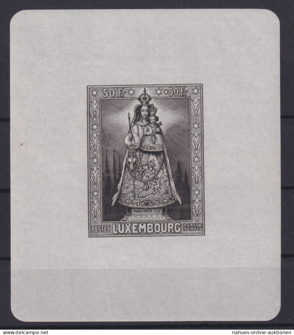 Luxemburg Block 4 Madonna Luxus Postfrisch MNH Kat.-Wert 5,00 - Lettres & Documents