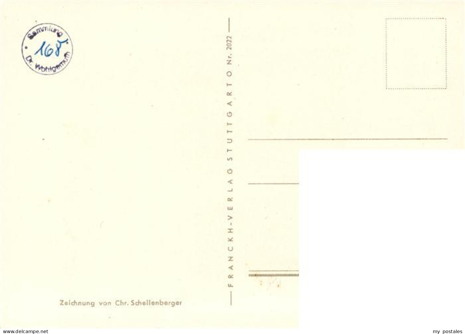 73905573 Stuttgart Stiftskirche Mit Schillerdenkmal Kuenstlerkarte - Stuttgart
