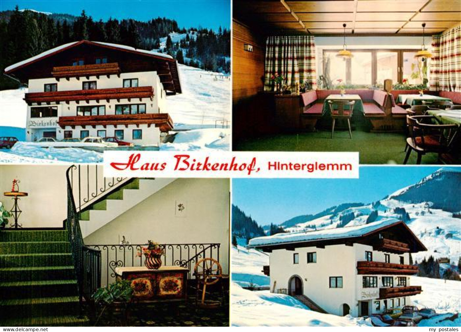 73905539 Hinterglemm Saalbach Haus Birkenhof Gastraum Treppenaufgang - Other & Unclassified