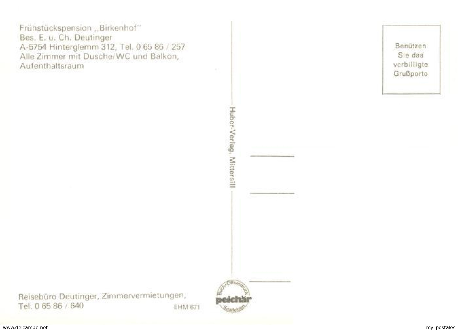 73905539 Hinterglemm Saalbach Haus Birkenhof Gastraum Treppenaufgang - Autres & Non Classés