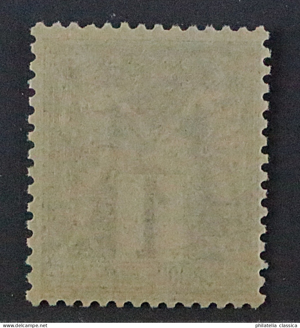Frankreich  56 I **  Allegorien 1 C. Seltene Type I, Postfrisch, KW 340,- € - 1876-1878 Sage (Type I)