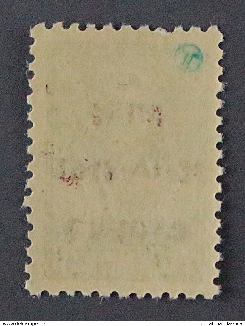 ZARASAI  4 B K,  20 K. AUFDRUCK KOPFSTEHEND, Postfrisch, Fotoattest KW 1200,- € - Occupazione 1938 – 45