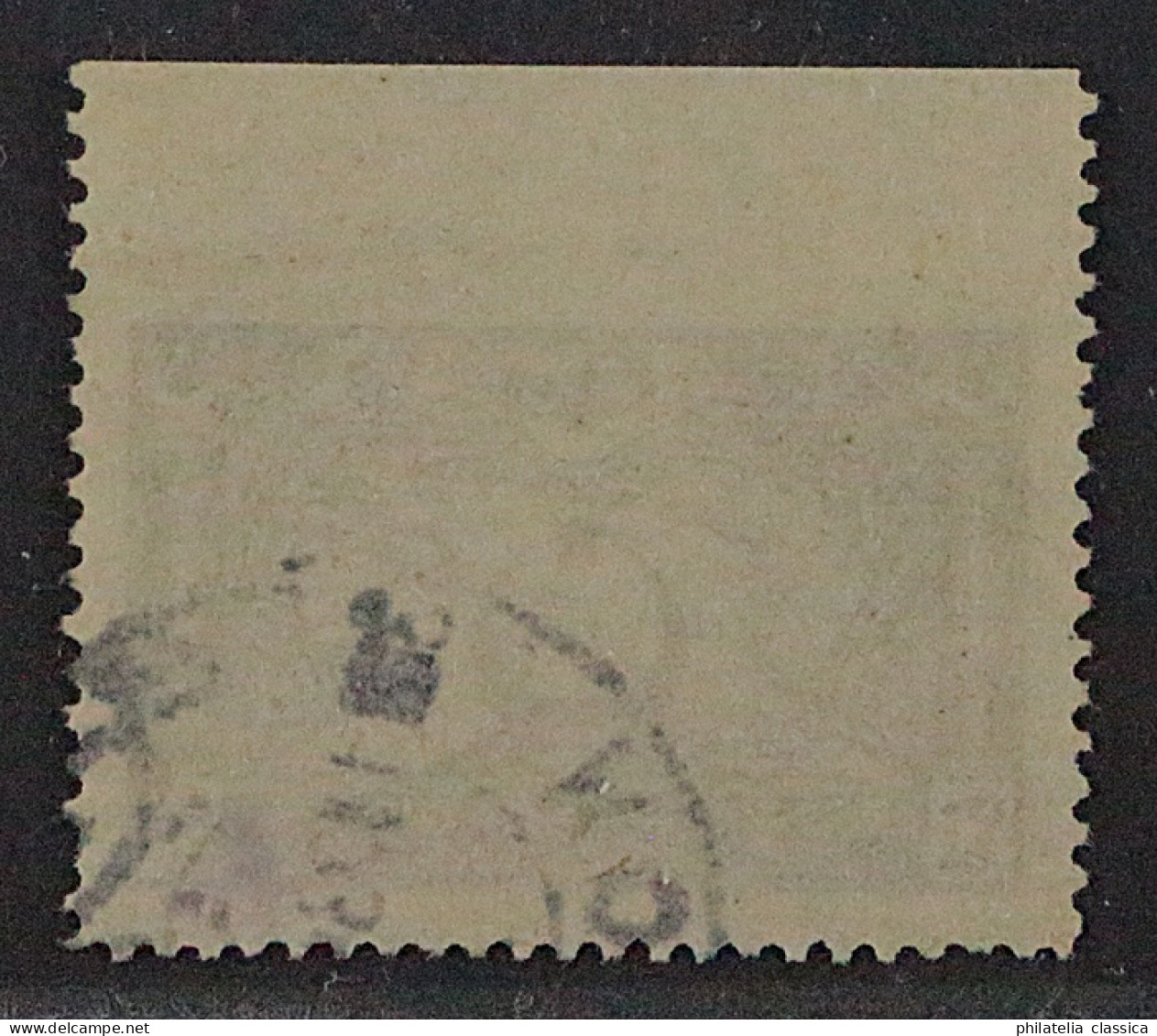 1918, TÜRKEI 634 Uo, 50 Pa. Landkarte OBEN UNGEZÄHNT, Sauber Gestempelt, SELTEN - Oblitérés