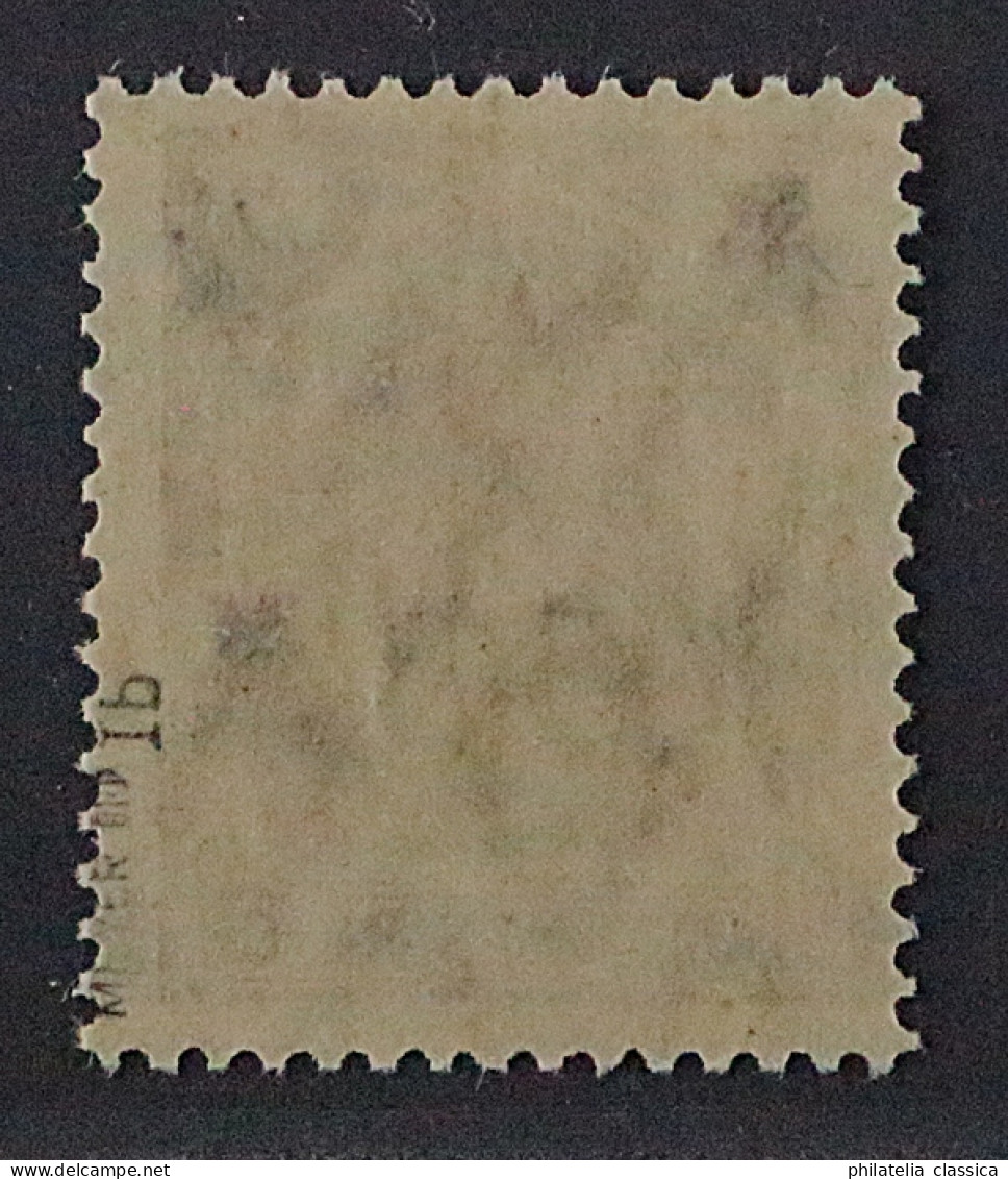 Dt. Reich 154 Ib **  Germania Farbe: Dunkelbraun, Postfrisch, Geprüft KW 230,- € - Neufs