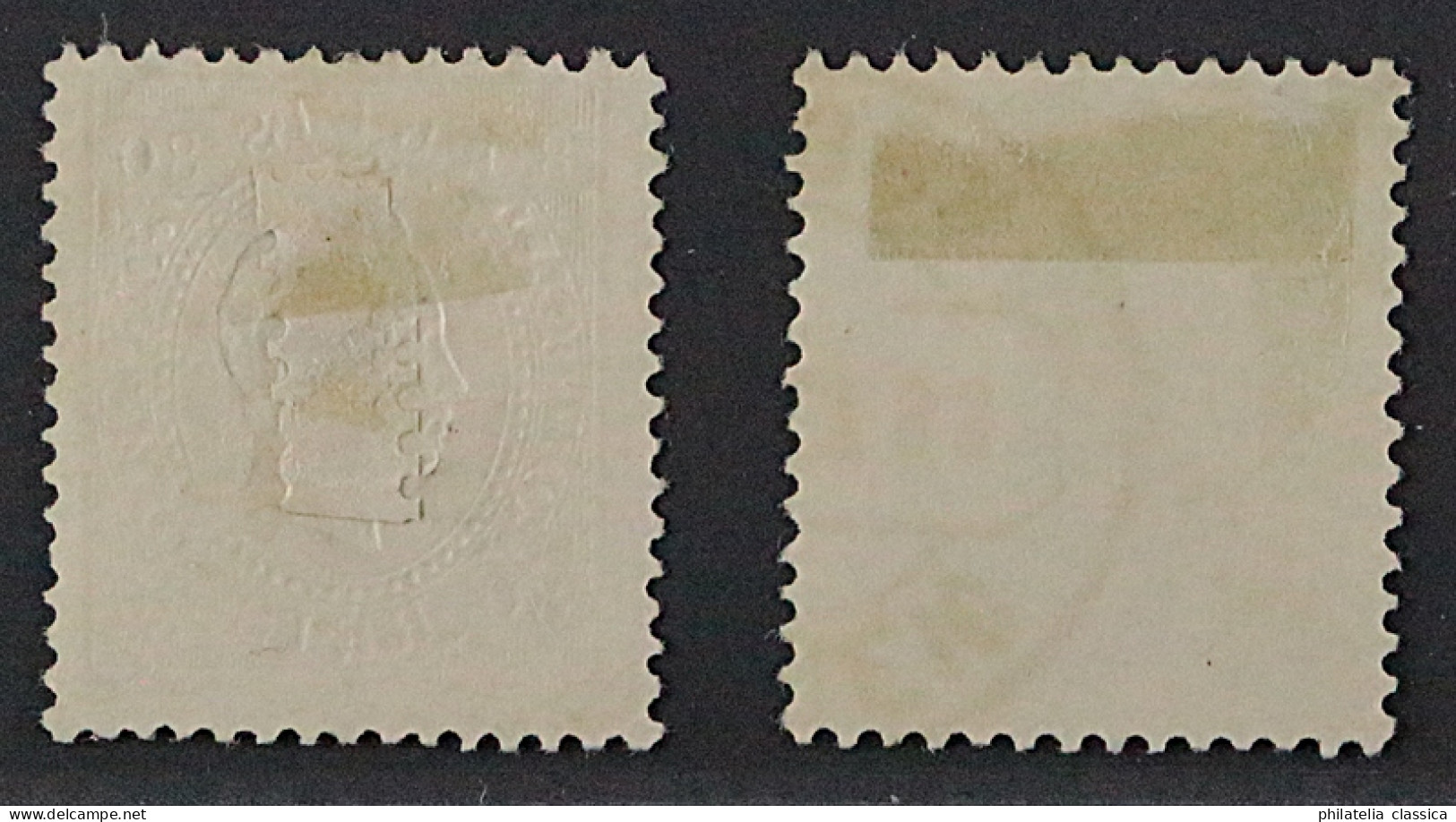 Portugal  91-92,  Provisorio Höchstwerte 50+80 R., Sauber Gestempelt, KW 230,- € - Used Stamps