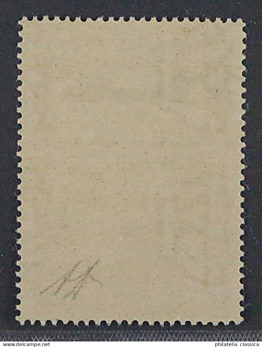 San Marino 284 K ** Faschismus 25 Cmi. Aufdruck KOPFSTEHEND, Postfrisch, 220 € - Unused Stamps