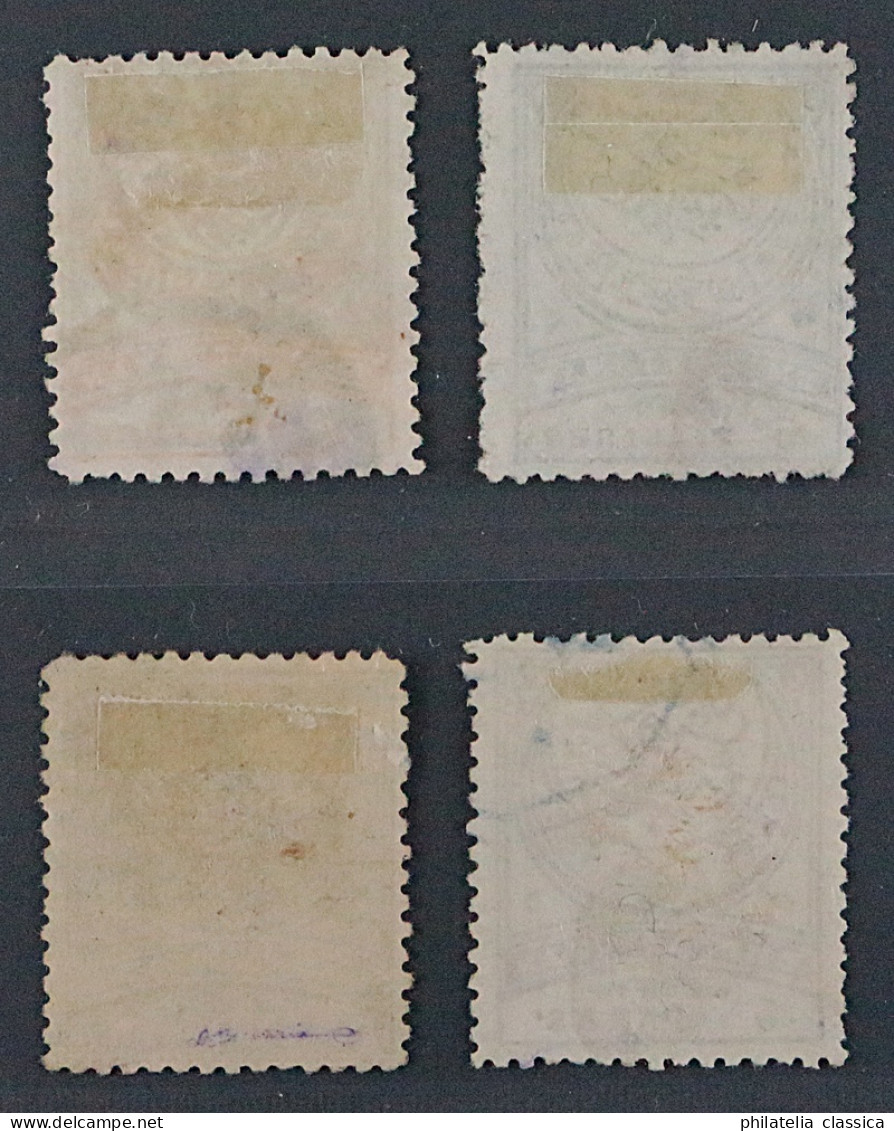 Türkei  51-54, Halbmond 5 Pa.-25 Pia. Komplett, Sauber Gestempelt, KW 170,- € - Used Stamps