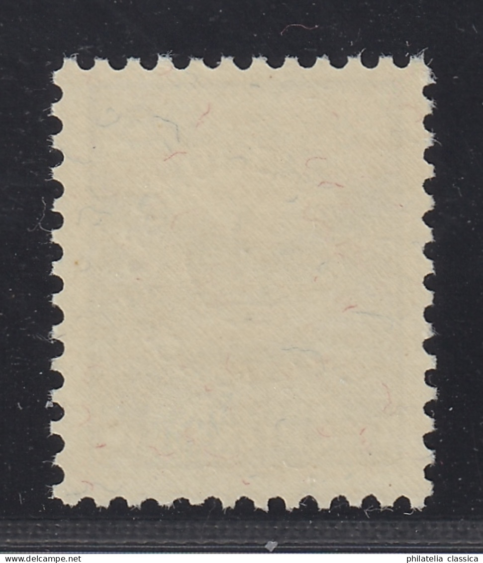 1934, Liechtenstein DIENSTMARKEN 15 A ** 25 Rp. Aufdruck Rot, Postfrisch, 130,-€ - Service