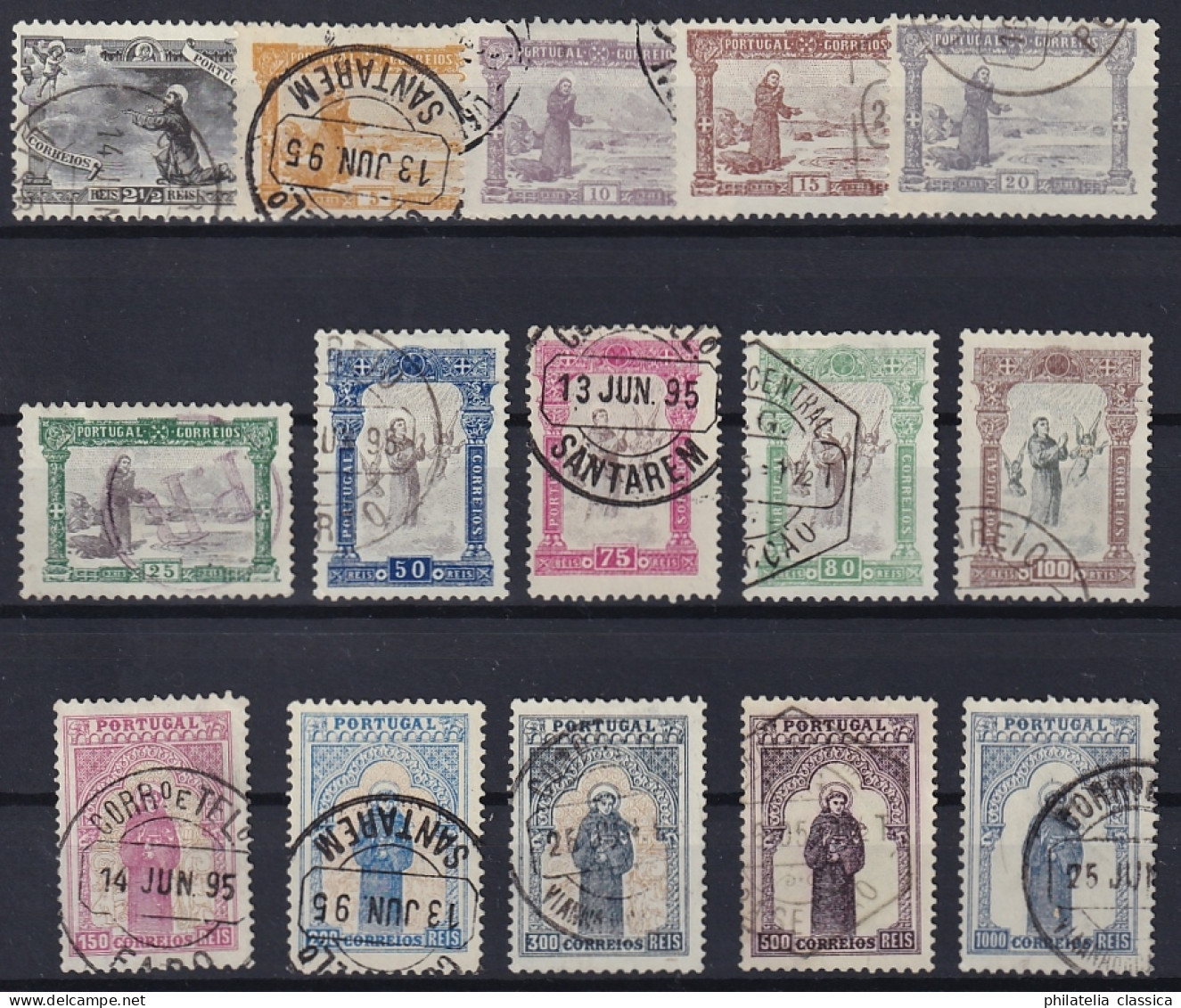 Portugal  109-23,  Antonius Von Padua, 15 Werte, Sauber Gestempelt, KW 1500,- € - Gebraucht