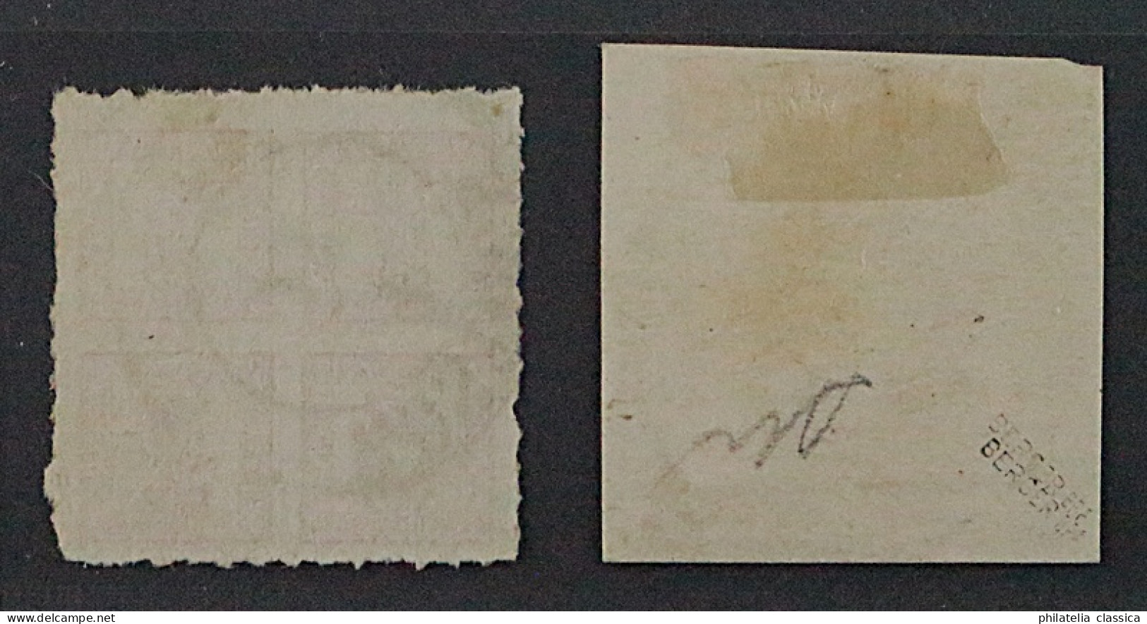 1864, SCHWERIN 5 A+b, /4 Sch. Beide Varianten, Sauber Gestempelt, Geprüft 175,-€ - Mecklenbourg-Schwerin