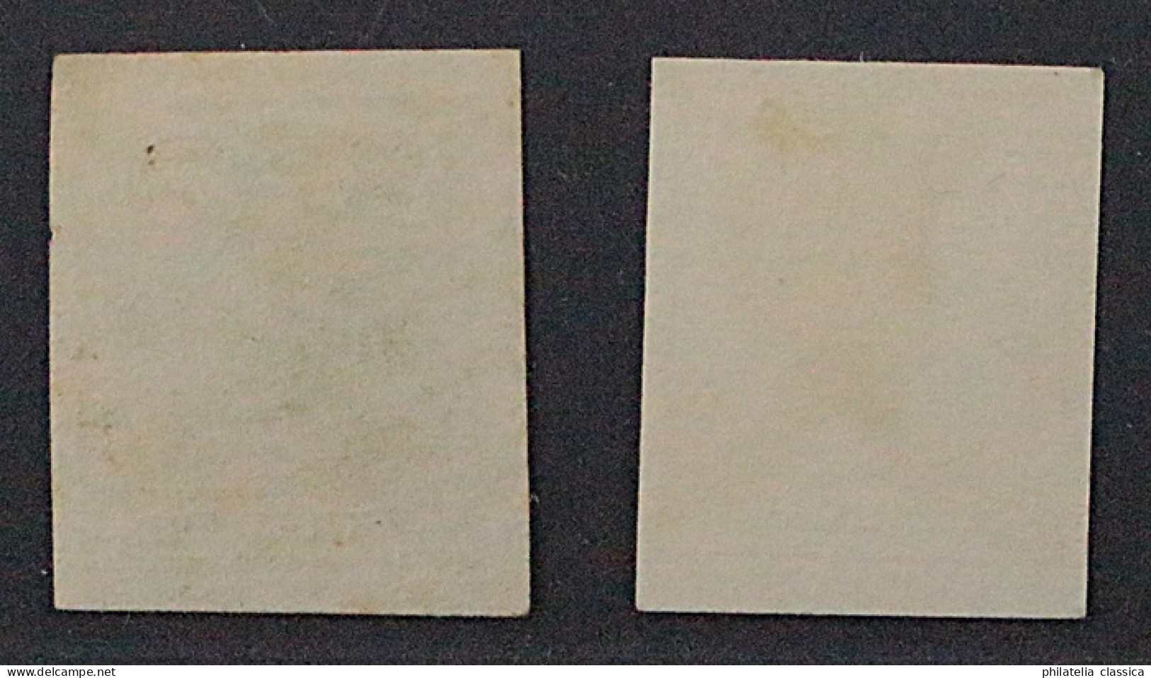 1850, ÖSTERREICH 3-5 Y, 3 + 6 Kr. Jeweils Rot Gestempelt, Einmalig Schön, 260,-€ - Gebraucht