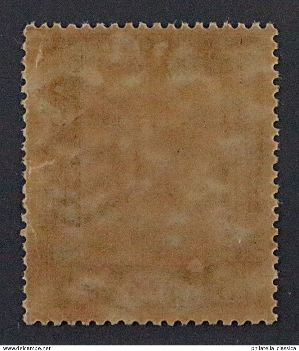 1921, ITALIENISCH LIBYEN 28 K ** 15 C. Diana Mittelstück KOPFSTEHEND, SELTEN - Libya