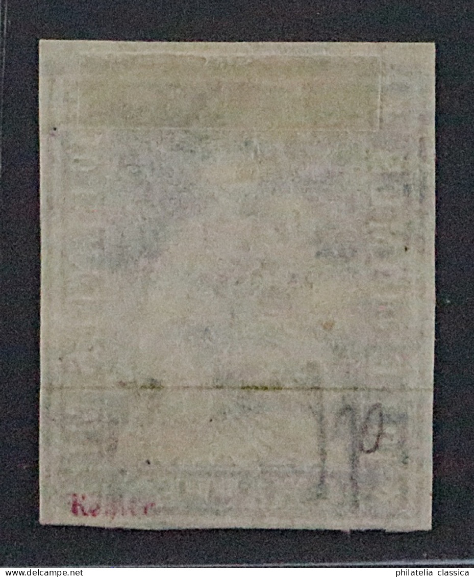 SCHWEIZ 14 I B (*) Strubel 10 Rp. Münchner Druck UNGEBRAUCHT, Geprüft, 3800,-€ - Unused Stamps