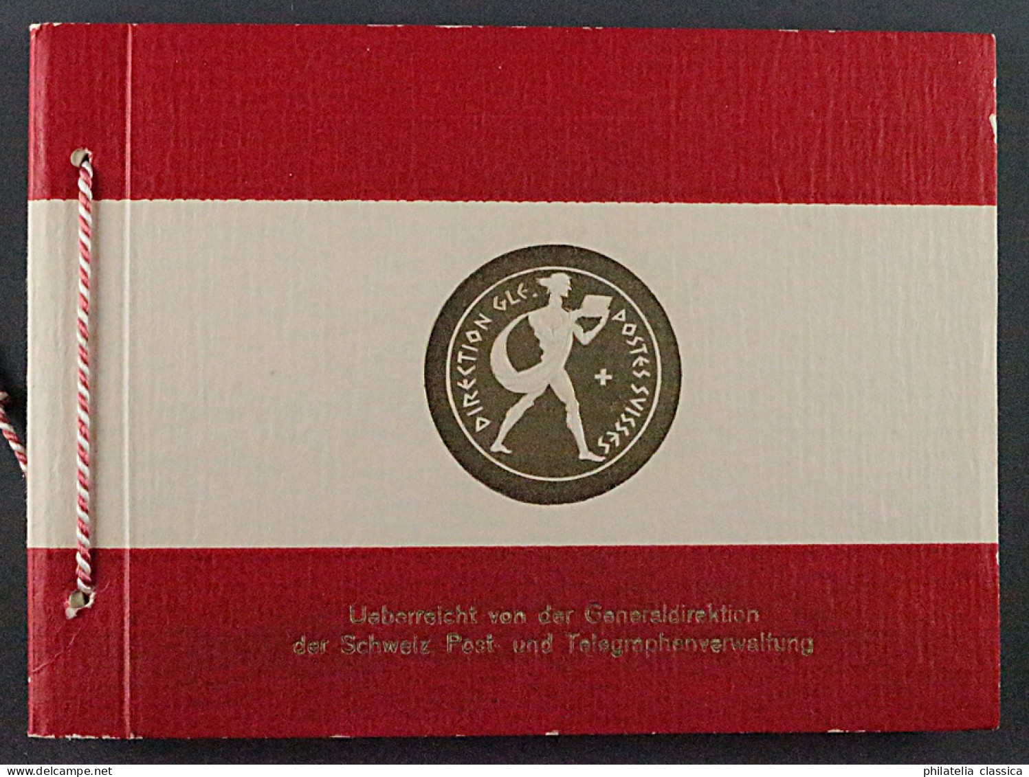 1932, SCHWEIZ Abrüstungskonferenz Offizieller Folder, Marken: 1128,-SFr, SELTEN - Used Stamps