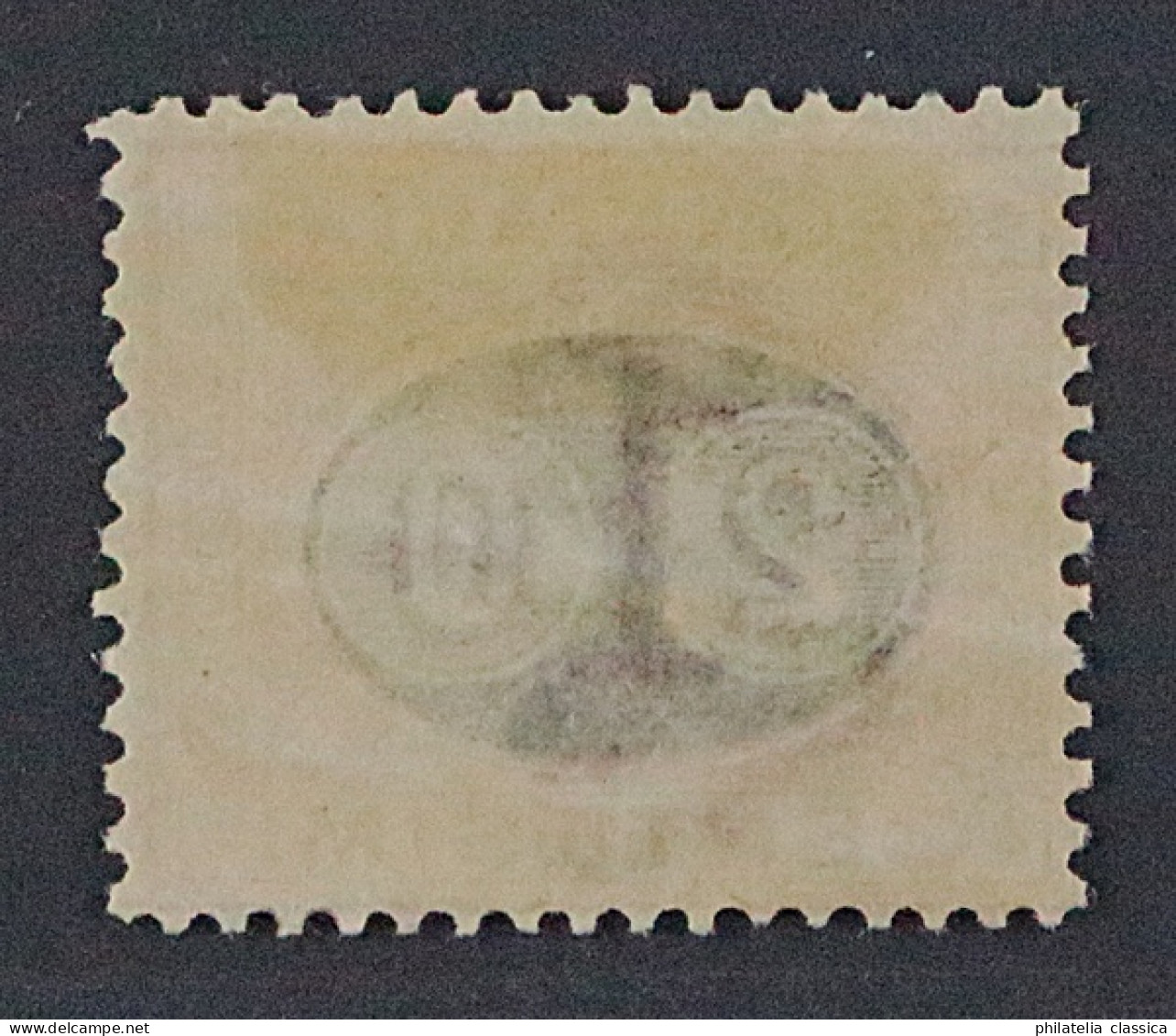 Italien 16 * 1890, Oval-Aufdruck 20 Cmi. Originalgummi, Zarte Falzspur, 500 € - Ungebraucht