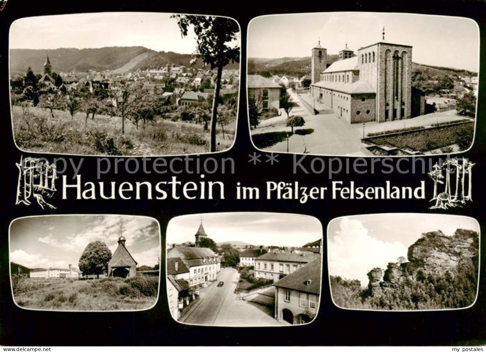 73866567 Hauenstein  Pfalz Panorama Kirche Ortspartien Felsen  - Other & Unclassified