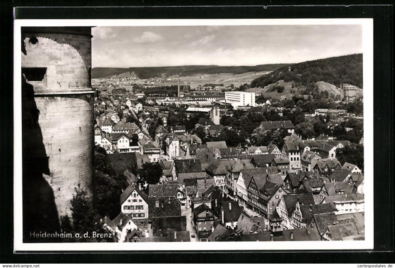 AK Heidenheim A. D. Brenz, Stadt Von Einem Turm Aus  - Heidenheim