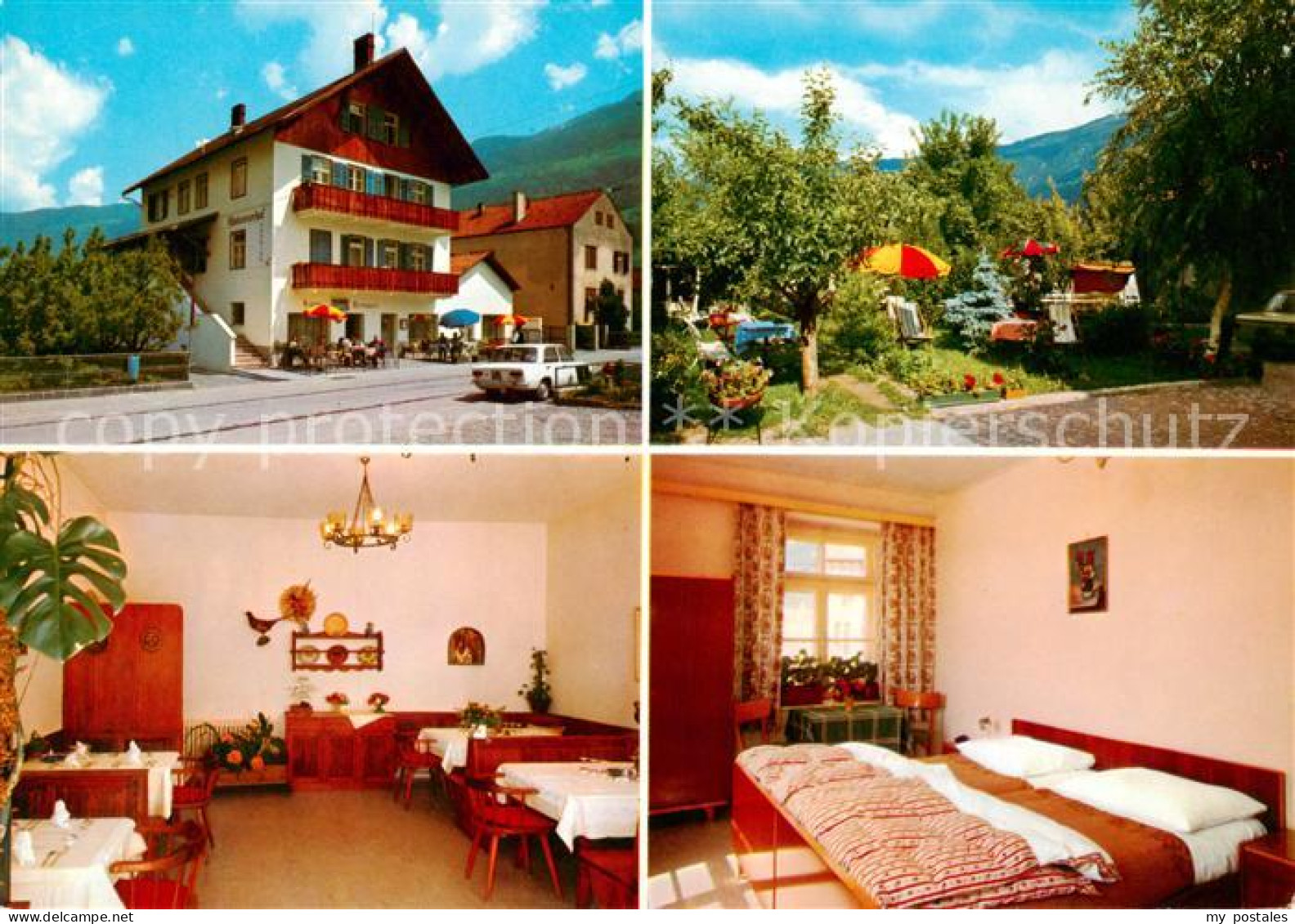 73866532 Naturns Naturno Suedtirol IT Pension Restaurant Naturnserhof Garten Gas - Other & Unclassified