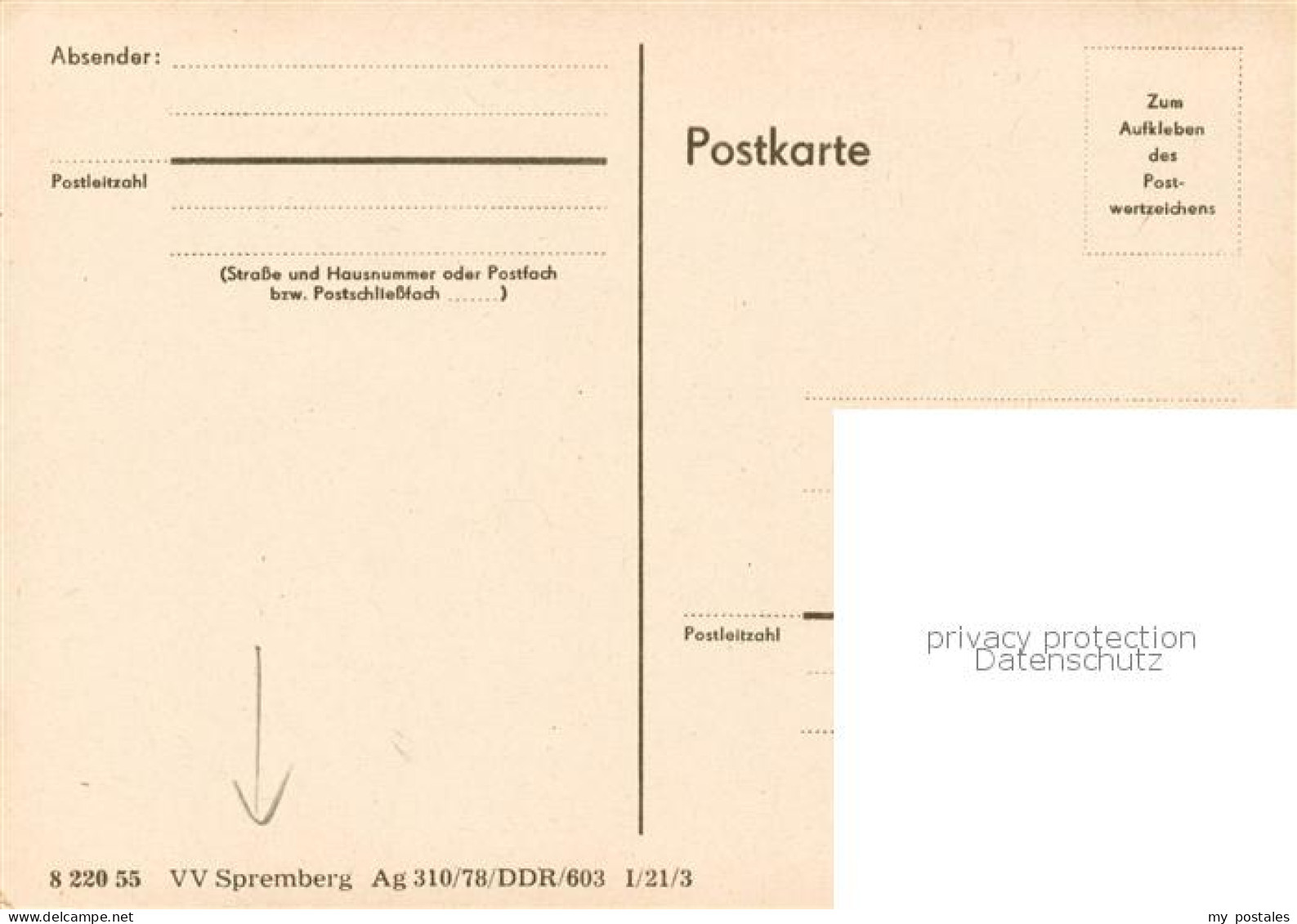 73866529 Spremberg Niederlausitz Ortsmotiv Zeichnung Spremberg Niederlausitz - Spremberg