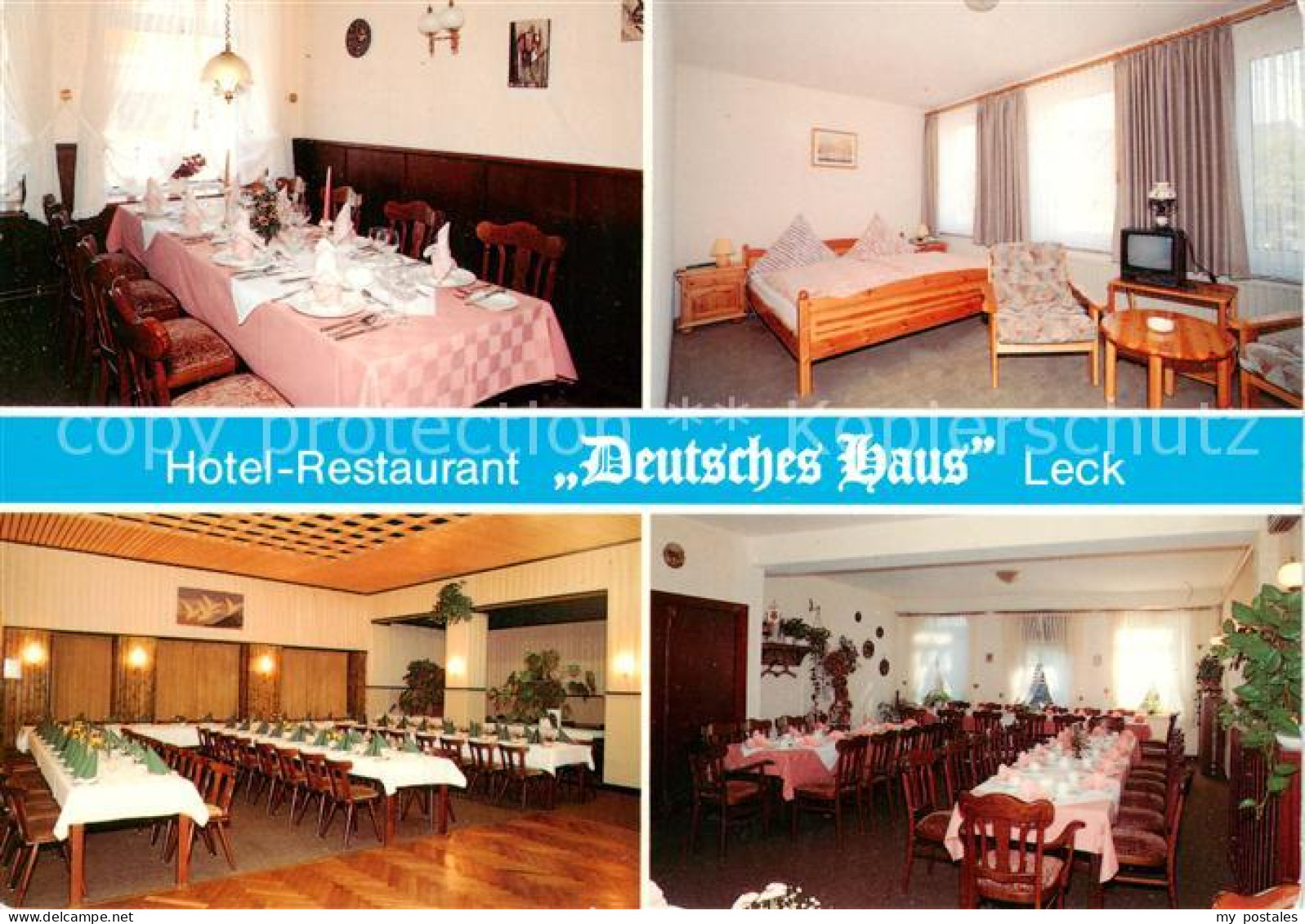 73866443 Leck Schleswig-Holstein Hotel Restaurant Deutsches Haus Gastraeume Fest - Other & Unclassified