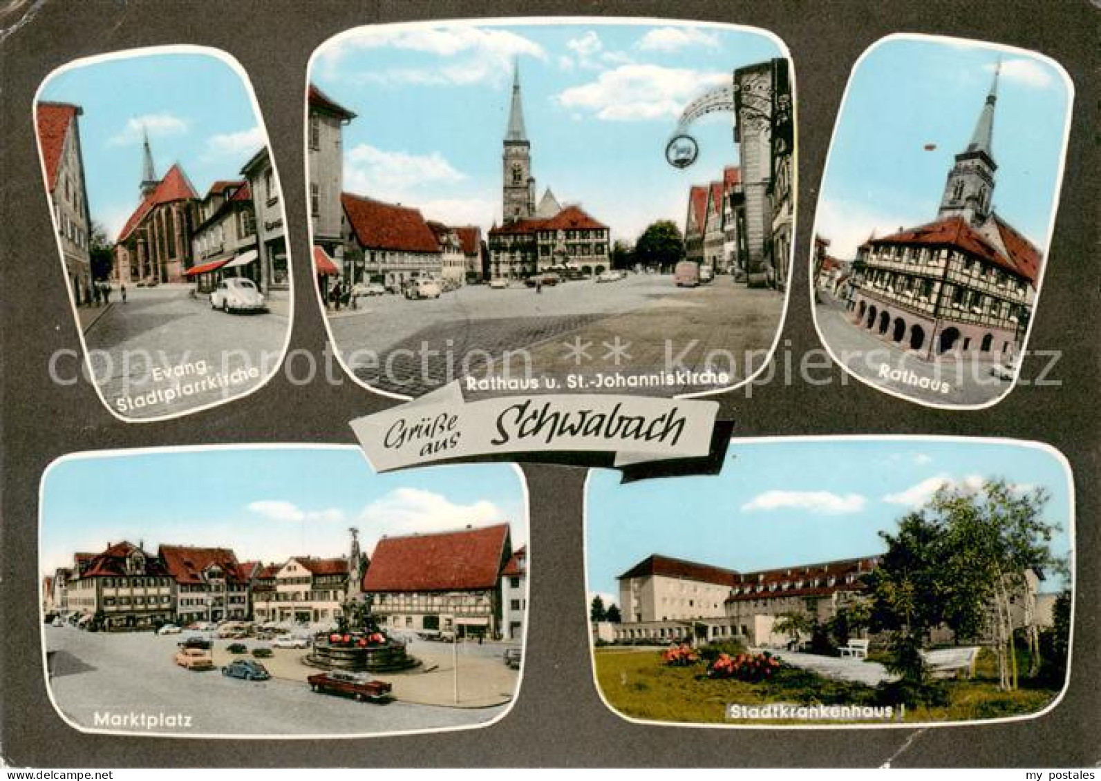 73866350 Schwabach Kirche Rathaus Marktplatz Krankenhaus Schwabach - Schwabach