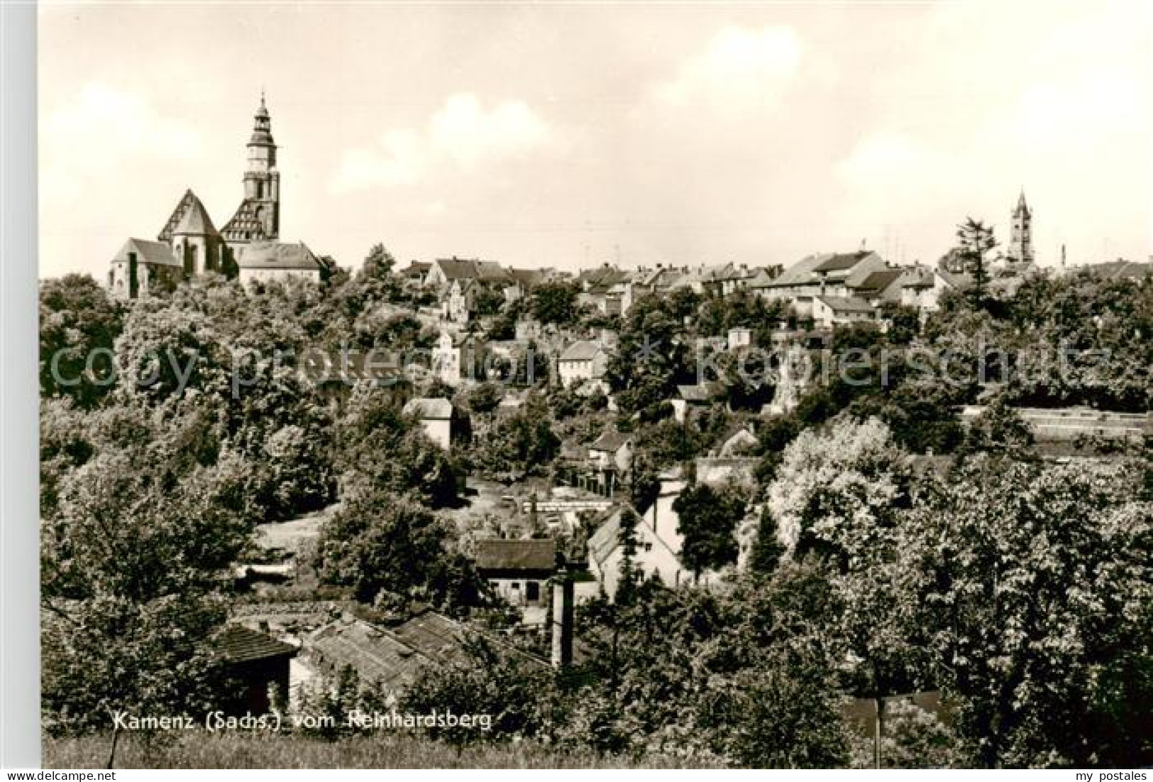 73832500 Kamenz Sachsen Stadtpanorama Blick Vom Reinhardsberg Kamenz Sachsen - Kamenz