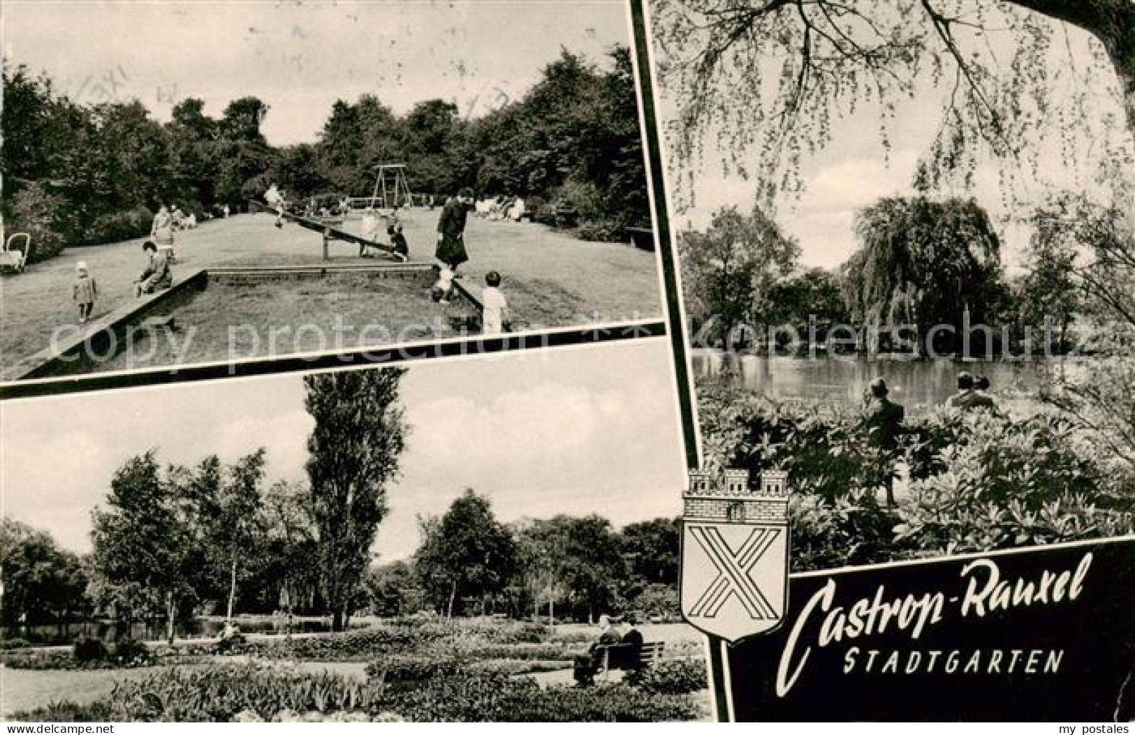 73832455 Castrop-Rauxel Stadtgarten Kinderspielplatz Parkanlagen Teich Castrop-R - Castrop-Rauxel