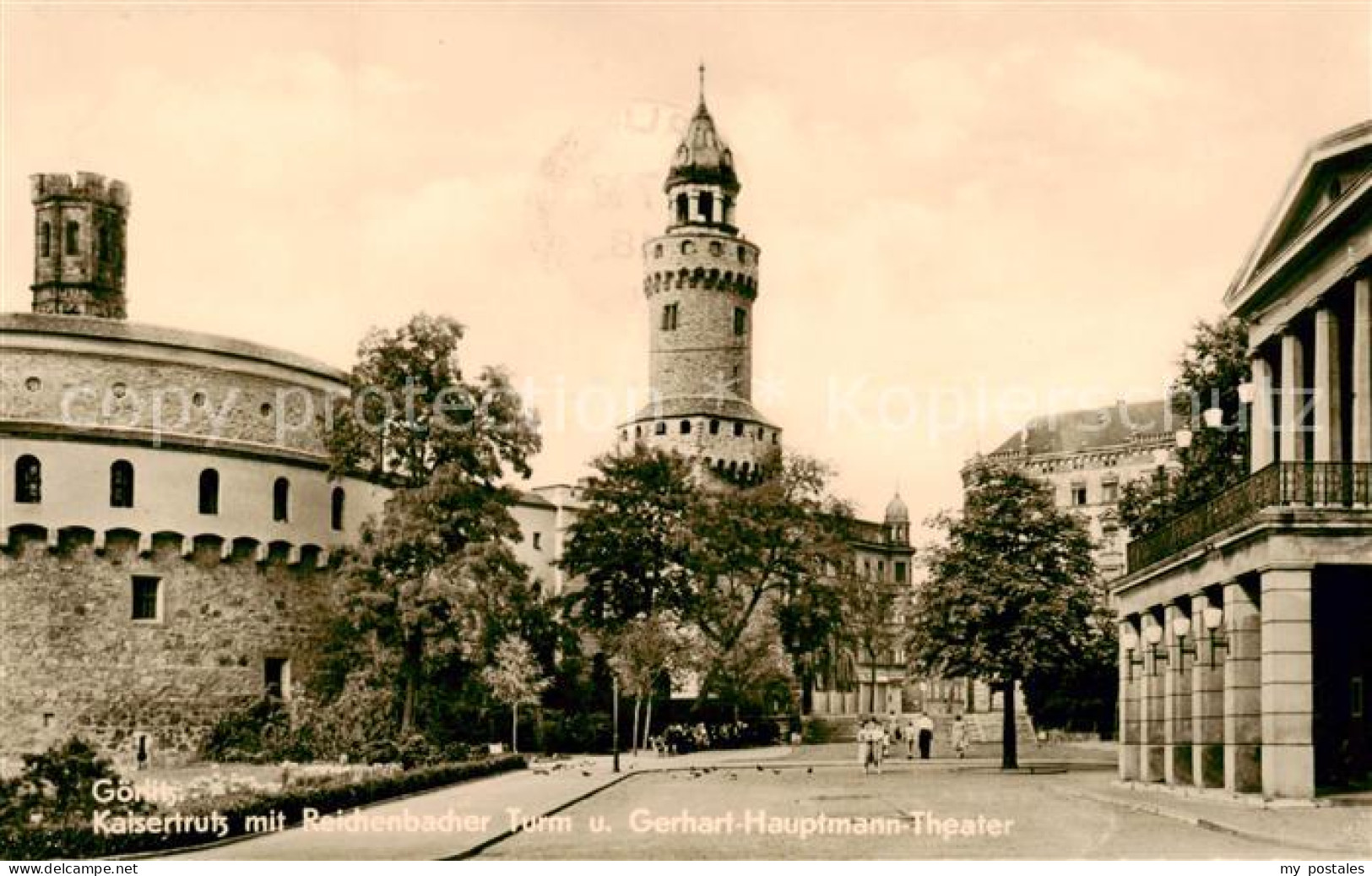 73832446 Goerlitz  Sachsen Kaisertrutz Reichenbacher Turm Gerhart Hauptmann Thea - Goerlitz