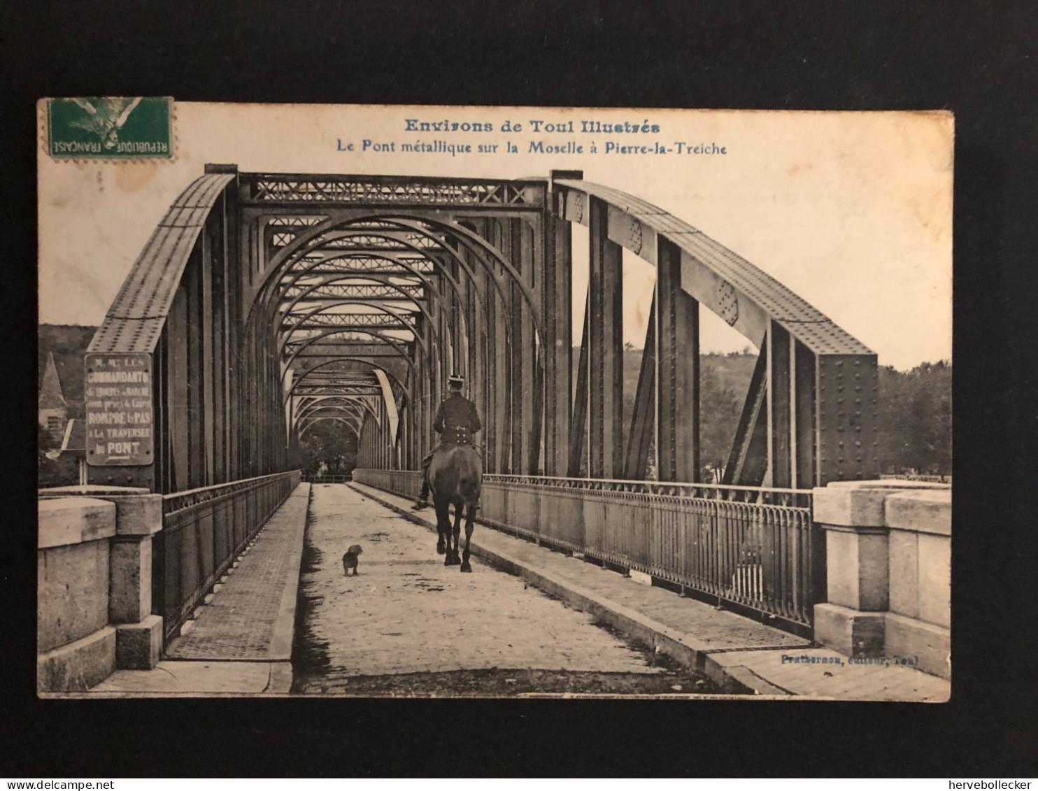 Pierre La Treiche - Pont Métallique Sur La Moselle - 54 - Autres & Non Classés