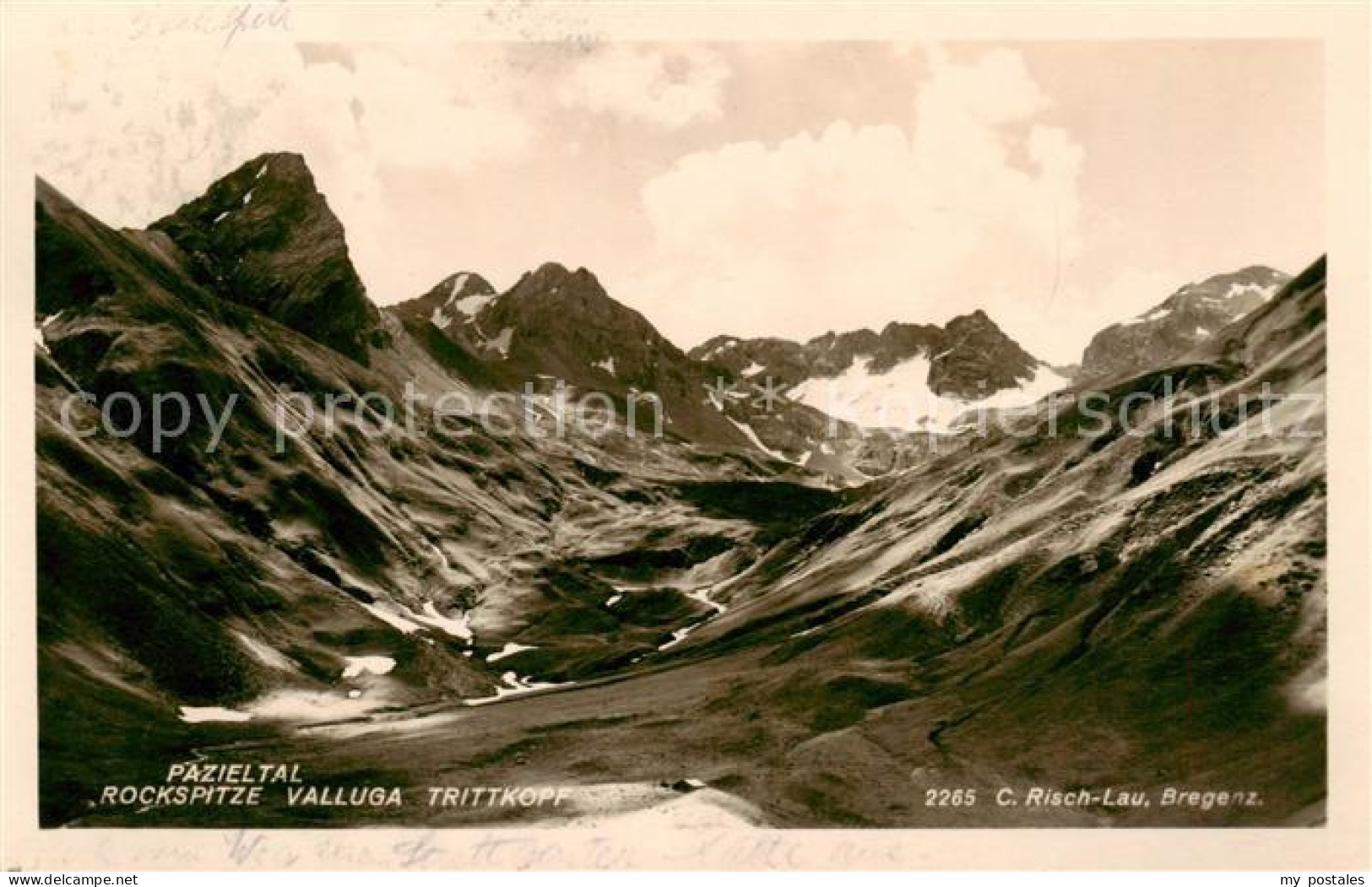 73798284 Pazieltal Mit Rockspitze Valluga Trittkopf  - Other & Unclassified