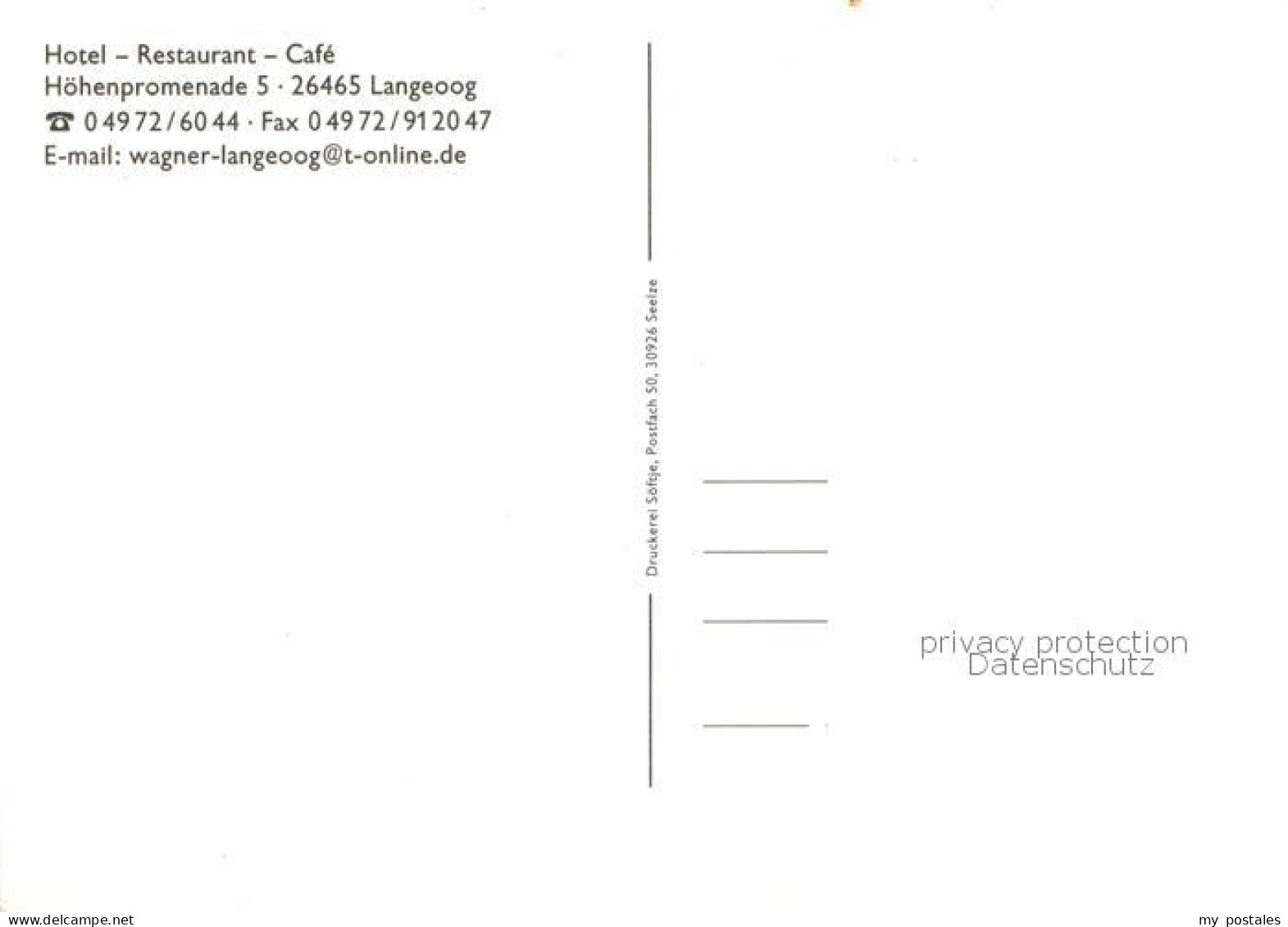73758483 Langeoog Nordseebad Strandhalle  Langeoog Nordseebad - Langeoog