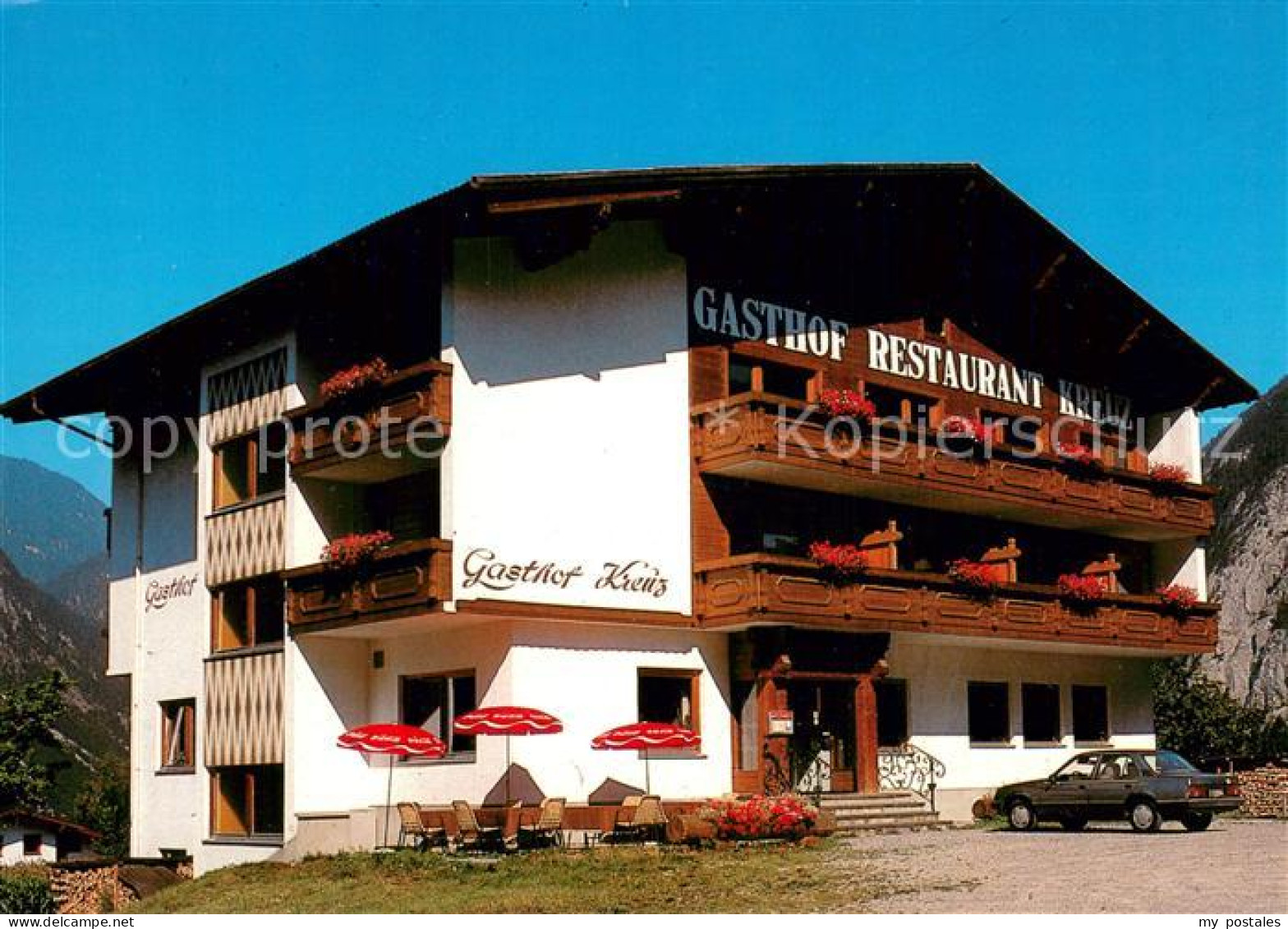 73758482 Nassereith Restaurant-Gasthof Kreuz Aussenansicht Nassereith - Autres & Non Classés