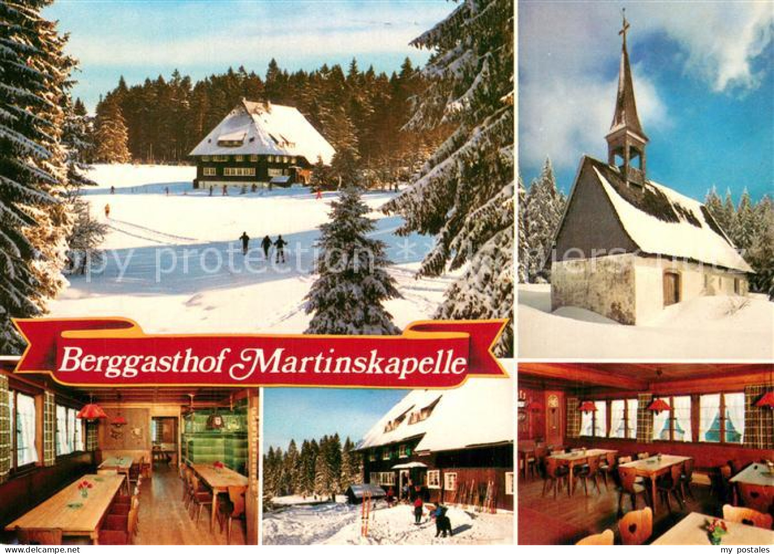 73758446 Furtwangen Berggasthof Martinskapelle Schnee Winter Wintersportplatz Fu - Furtwangen