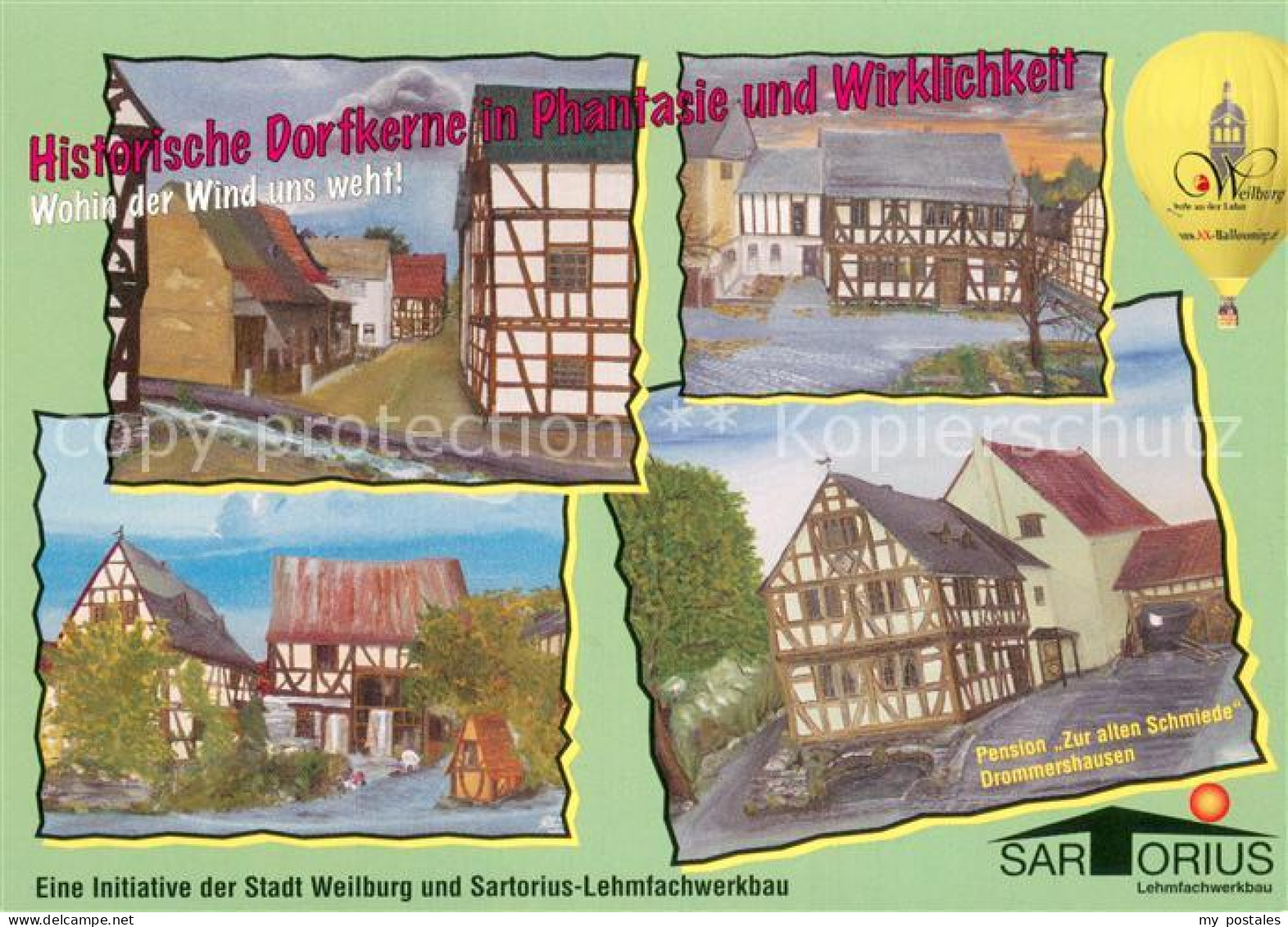 73758287 Weilburg Historische Dorfkerne In Phantasie Und Wirklichkeit Sartorius  - Weilburg