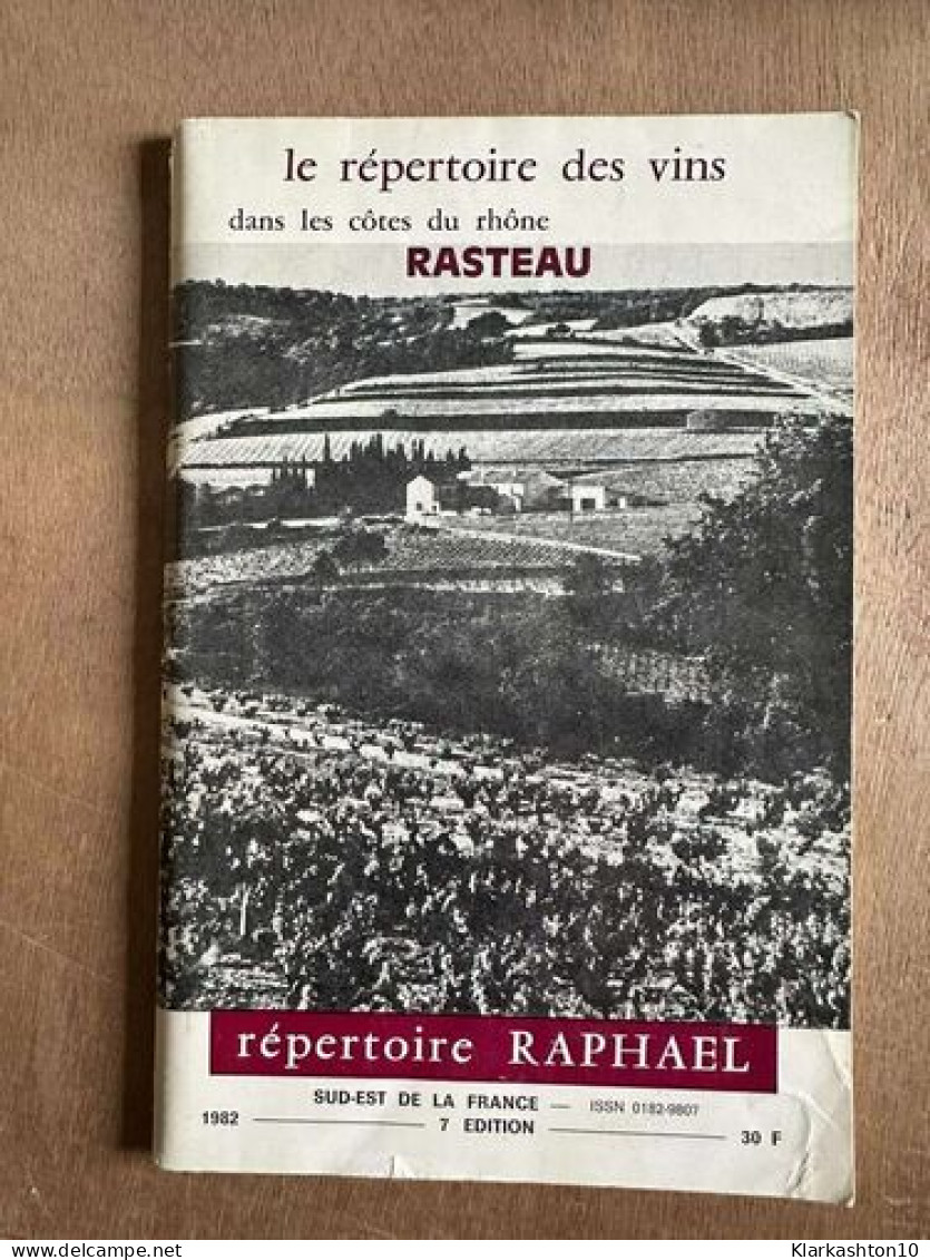 Répertoire Raphael 7e Edition - Autres & Non Classés