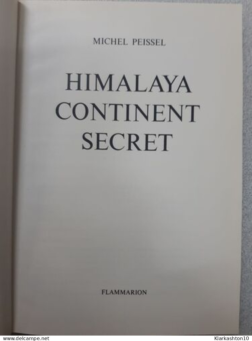 Himalaya Continent Secret - Autres & Non Classés