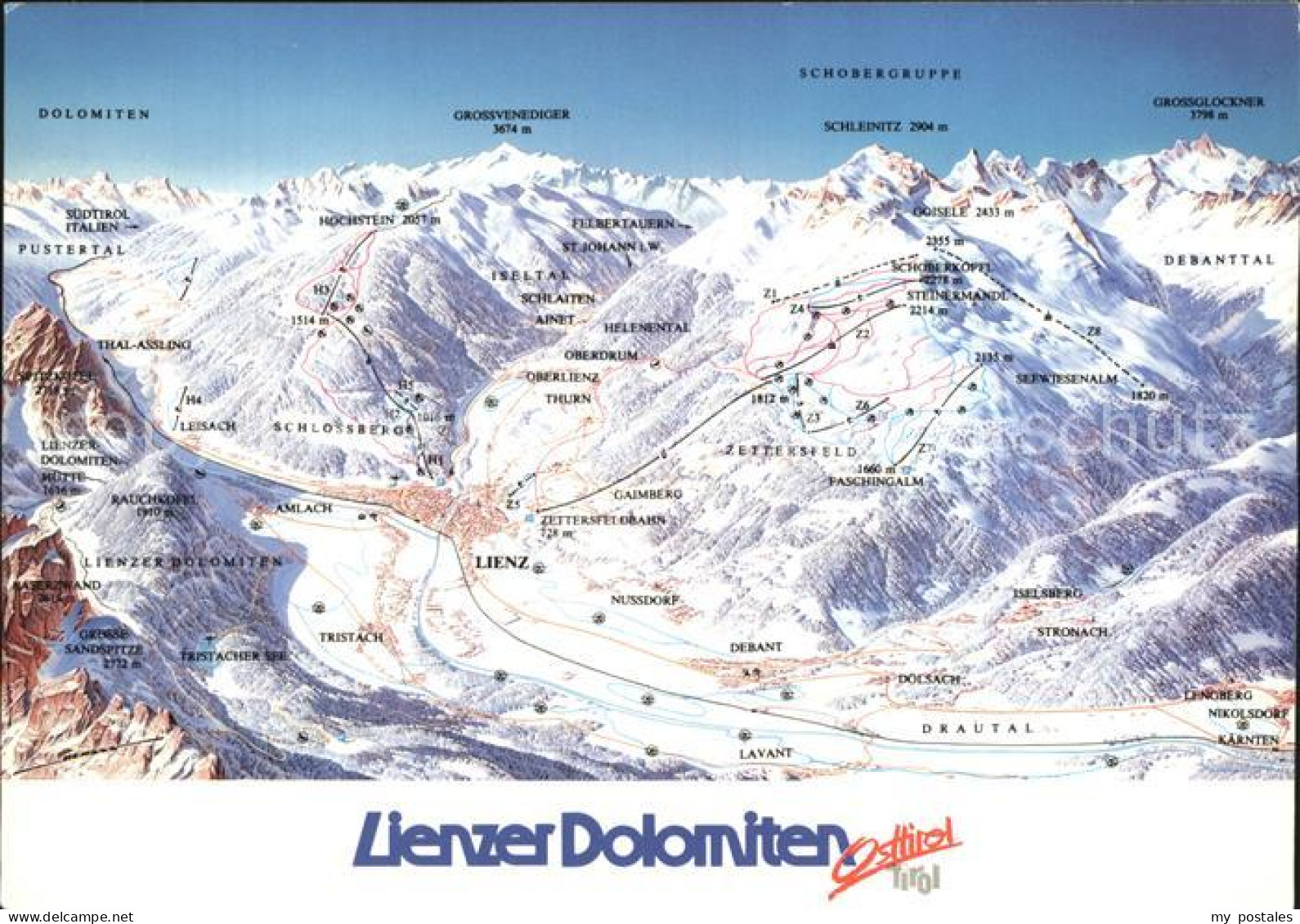 72614243 Lienz Tirol Skigebiet Lienz - Autres & Non Classés